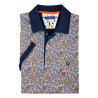 Polo Shirt Kurzarm - Blumenprint