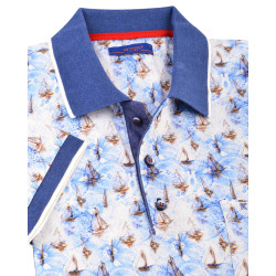 Polo Shirt Kurzarm - Print